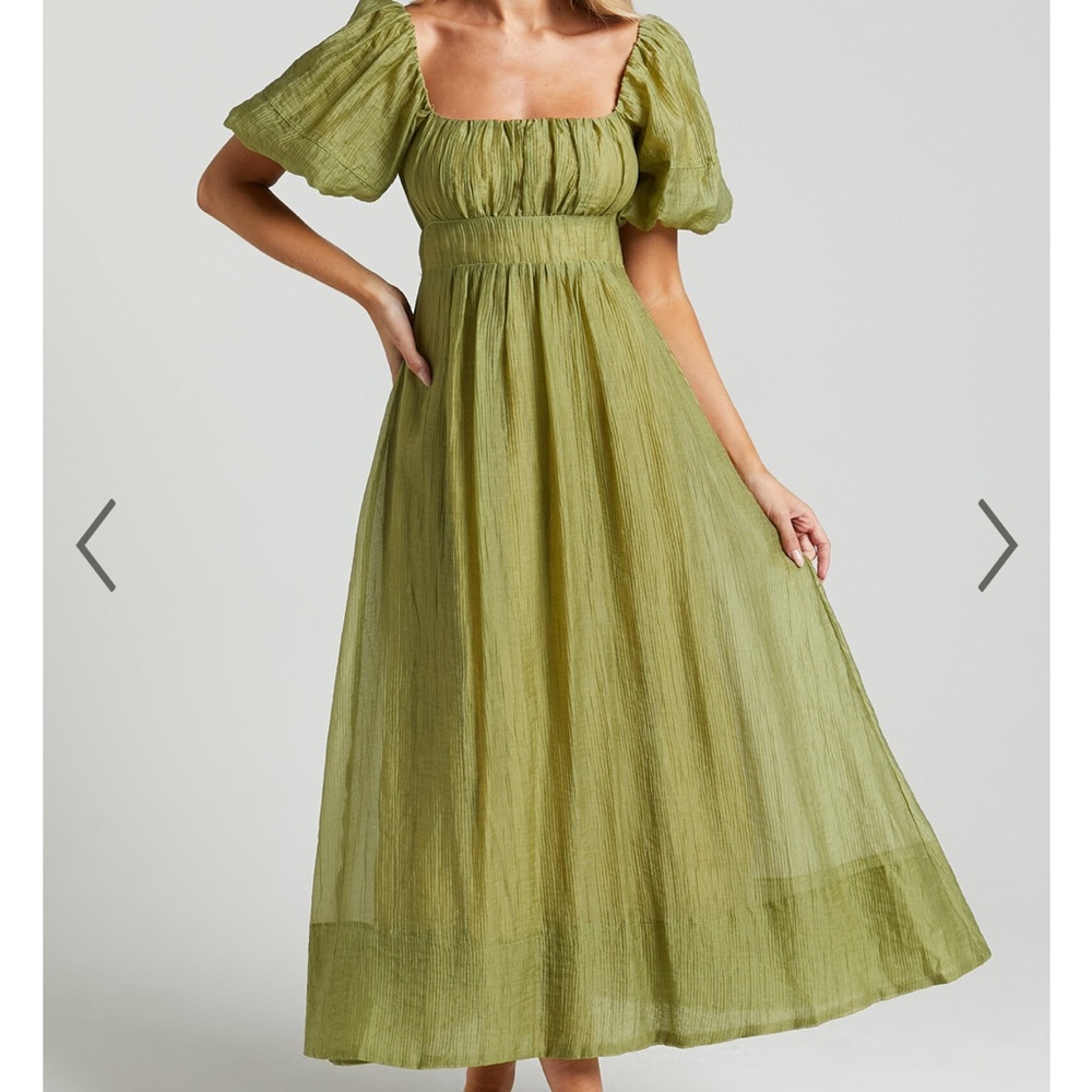 Showpo Olive Green Midi Dress